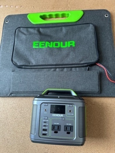 【がっつり‼️値下げ】EENOUR\nポータブル電源、ソーラーパネル充電器
