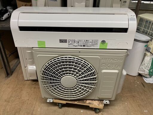 K05448　中古エアコン 日立 2020年製 主に6畳用 冷房能力 2.2KW / 暖房能力 2.2KW