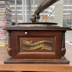 蓄音機 三光堂 ラッパ付 ※2400010414145 蓄音機 三光堂 ラッパ付 ※2400010414145