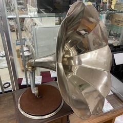 蓄音機 三光堂 ラッパ付 ※2400010414145 蓄音機 三光堂 ラッパ付 ※2400010414145