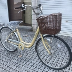 【24インチ自転車】内装3段変速　LEDオートライト付　前後タイヤ、サドル、前カゴ新品❗️若林自転車　浜大津店　SALE中❗️