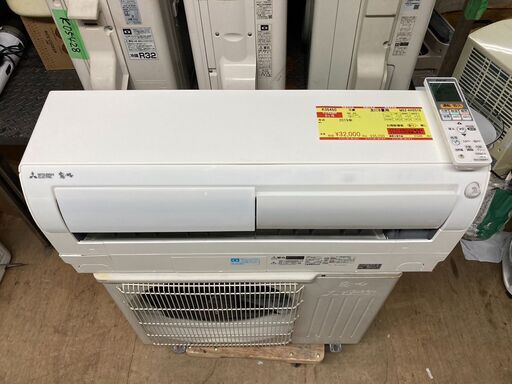 K05450　三菱　2019年製　中古エアコン　主に8畳用　冷房能力　2.5KW ／ 暖房能力　2.8KW