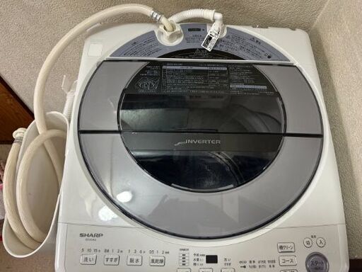 成約しました　洗濯機　シャープ ES-GV8G