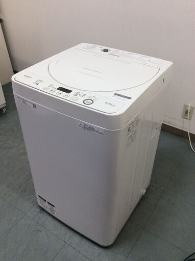 JT9168【SHARP/シャープ 5.5㎏洗濯機】美品 2020年製 ES-GE5D 家電 洗濯 簡易乾燥付