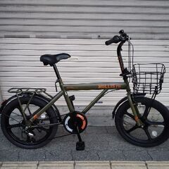 MOLLIS[モーリス]PH 20吋ミニベロ(小径車) 外装6段/オリーブ