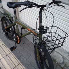 MOLLIS[モーリス]PH 20吋ミニベロ(小径車) 外装6段/オリーブ
