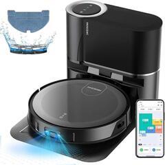 ロボット掃除機 自動ゴミ収集 振動式 水拭き 両用 3000pa 強力吸引 高精度