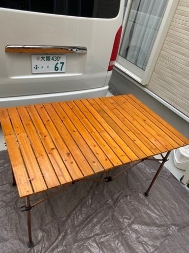 コールマン　ナチュラルウッドロールテーブルクラシック110