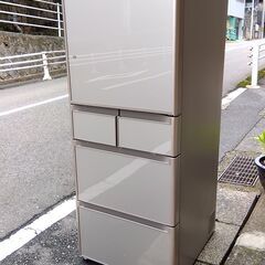 1566☆日本製、日立冷蔵庫、5ドア、大型470L、洗浄クリーニング済 
