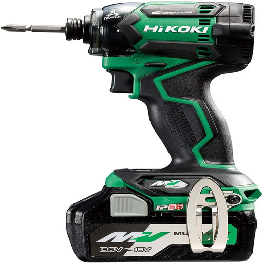 【新品】HiKOKI(ハイコーキ) インパクトドライバ蓄電池2個・充電器・ケース付き 36V WH36DC(2XP)