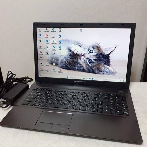 【15インチで見やすく作業が楽】core i5　8GB　SSD（256）　カメラ　Bluetooth　Office2021　Wi-Fi　マルチ　テンキー　Windows11　mouse computer