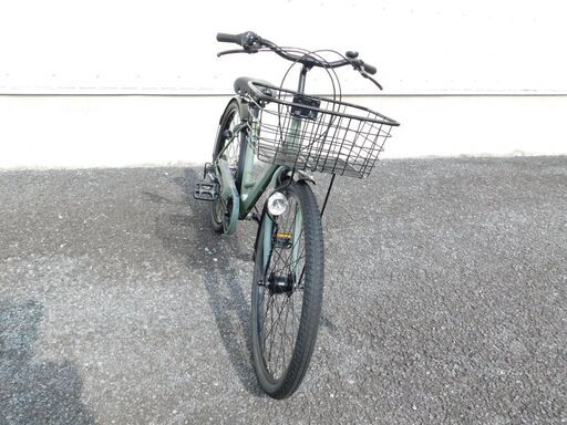 中古自転車多数販売中!　安い自転車は大丈夫？という方　是非ご来店ください!　シティサイクル　27インチ　マットカーキ　オートライト　サドルの状態は極めて良好!　売れてます!　外観状態全体的に良好!　m34 中古自転車多数販売中! 安い自転車は大丈夫？という方 是非ご来店