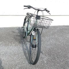 中古自転車多数販売中!　安い自転車は大丈夫？という方　是非ご来店ください!　シティサイクル　27インチ　マットカーキ　オートライト　サドルの状態は極めて良好!　売れてます!　外観状態全体的に良好!　m34