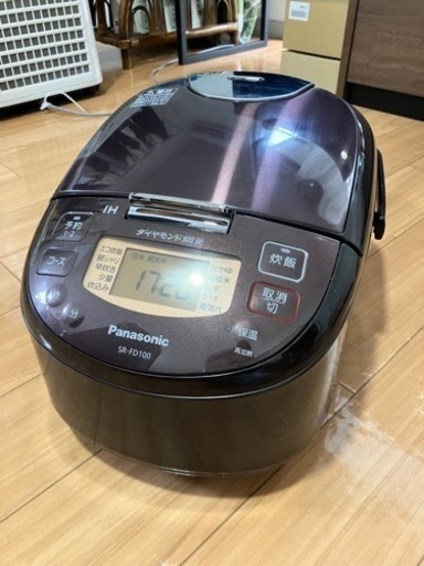 【受付終了】パナソニック 炊飯器 2021年製 SR-FD100