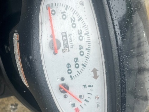 実働 レッツ2 2スト メーター5745キロ 原付 カギ2本付き