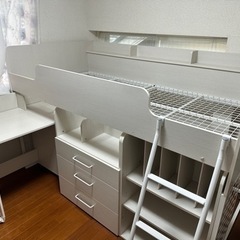 ニトリ システムベッド(デニッシュR WW/WH)