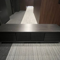 【大阪現地手渡し】朝日木材加工高級テレビ台 60型幅140㎝AS-GD1400L