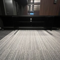 【大阪現地手渡し】朝日木材加工高級テレビ台 60型幅140㎝AS-GD1400L