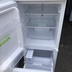 NO 289 🌈福岡市内配送設置無料✨🌈　2021年式 シャープ SHARP 冷蔵庫(幅49.5cm) 152L つけかえどっちもドア 2ドア ホワイト SJ-D15G-W