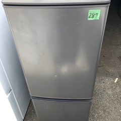 NO 287 🌈福岡市内配送設置無料✨🌈2020年冷蔵庫 Pシリーズ マットチャコール MR-P15F-H [2ドア /右開きタイプ /146L] [冷凍室 46L]　