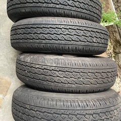 決まりました   軽トラアルミ付き　ブリヂストン145/80R12 80/78N　4本セット　ブリジストン  BS