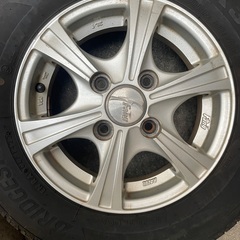 決まりました   軽トラアルミ付き　ブリヂストン145/80R12 80/78N　4本セット　ブリジストン  BS