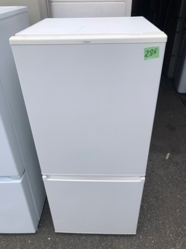 NO 286 福岡市内配送設置無料✨  AQR-17J-W(ミルク) 2ドア冷蔵庫 右開き 168L