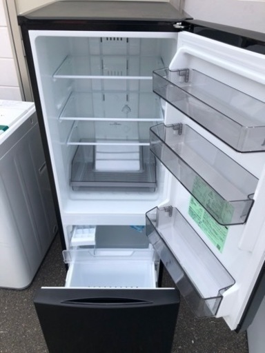 284 NO 冷蔵庫 福岡市内配送設置無料✨ 東芝(TOSHIBA) 153L 幅47.9㎝ 2ドア GR-U15BS(K) 右開きタイプ 自動霜取り  省スペース ひとり暮らし 2023年モデル 耐熱天板 セミマットブラック - 冷蔵庫