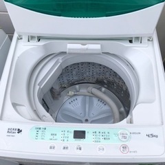 NO 268 🌈福岡市内配送設置無料✨🌈　ヤマダ電機オリジナル　全自動電気洗濯機　(4.5kg) HerbRelax YWM-T45A1(W)