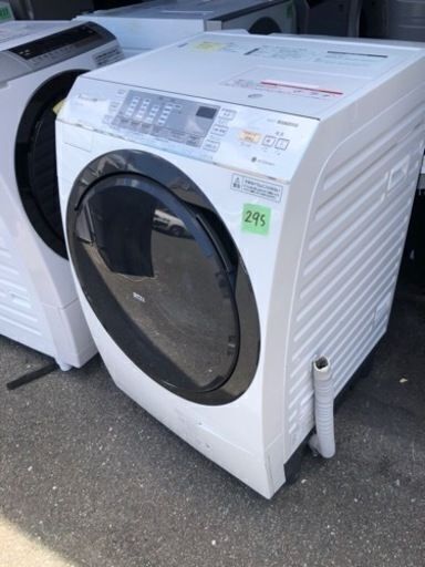 NO 295 福岡市内配送設置無料✨ 2018年式 NA-VX3800L-W ドラム式洗濯乾燥機 VXシリーズ クリスタルホワイト [洗濯10.0kg /乾燥6.0kg /ヒートポンプ乾燥 /左開き]