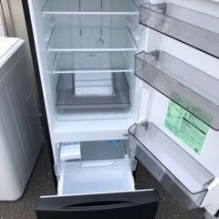 NO 284 🌈福岡市内配送設置無料✨🌈　東芝(TOSHIBA) 冷蔵庫 幅47.9㎝ 153L GR-U15BS(K) 2ドア 自動霜取り 右開きタイプ ひとり暮らし 省スペース 耐熱天板 2023年モデル セミマットブラック