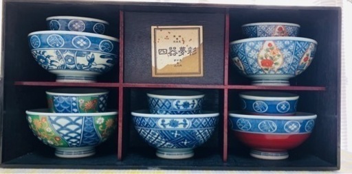 伊万里焼 お茶碗とお湯呑み 5客セット