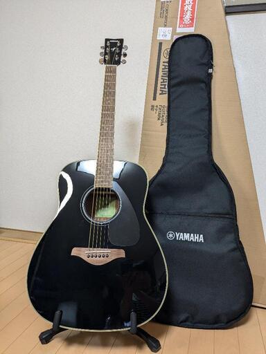ヤマハ FG820 BL ソフトケース 皮ストラップ 超美品