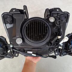 ヤマハシグナス(５型)純正ヘッドライトとポジションライト