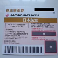 2025年11月まで有効 日本航空（JAL）株主優待券（一枚）：...