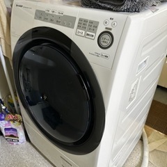 ドラム式洗濯機SHARP 2018年式（説明書付き）