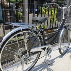 【26インチ自転車】美品❗️マルイシ製❗️6段変速　前後タイヤ新品❗️若林自転車　浜大津店　SALE中❗️