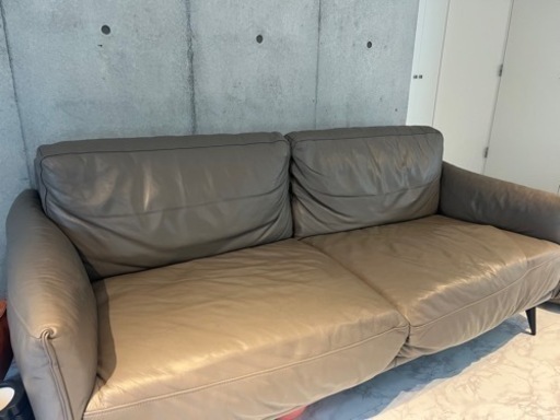 2.5pソファー　革