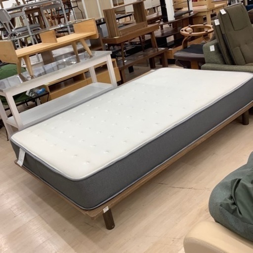 【セミダブル】無印良品\u0026ニトリマットレスセミダブルベッドのご紹介です【トレファク東大阪箕輪店】