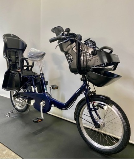 1都4県全域送料無料　業界最長12ヶ月保証　電動アシスト自転車　パナソニック　ギュットミニ　新型　20インチ 子供乗せ　紺色