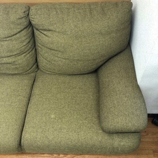 取りに来れる方限定！布製2人掛けソファ!!