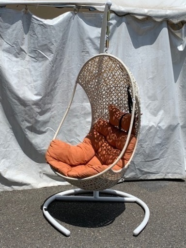 ハンギングチェア ハンモックチェア ゆりかご 屋内 屋外　クッション