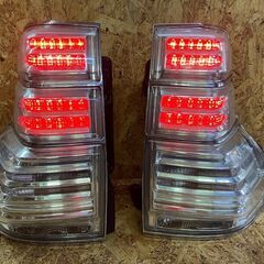 ランドクルーザープラド150系クリアテールランプ左右セット！点灯確認済み　ランクル
