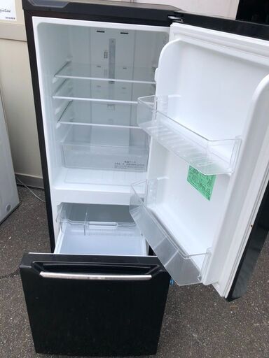 福岡市内配送設置無料 2020年式 冷蔵庫 パールブラック HR-D15CB [2ドア /