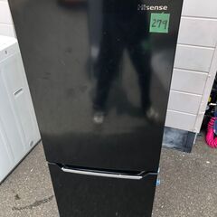 NO 279 🌈北九州市内配送設置無料✨🌈 2021年　冷蔵庫 パールブラック HR-D15CB [2ドア /右開きタイプ /150L