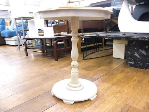 鎌倉彫のサイドテーブル 木製 花台 フラワースタンド 飾り台 サイド