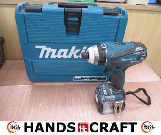 makita マキタ TP131D インパクトドライバ 中古品 14.4V 3.0Ah バッテリー×2 充電器【ハンズクラフト宜野湾店】