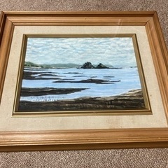 美術品 絵画 日本画 風景画 西の京 西ノ京 日本画府 大林一成 美品
