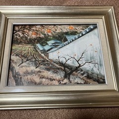 美術品 絵画 日本画 風景画 西の京 西ノ京 日本画府 大林一成 美品