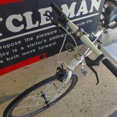 中古 クロスバイク 白